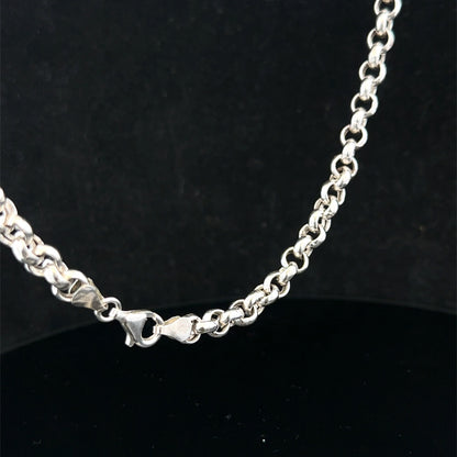 Silver belcher chain 28g (sh27224b)