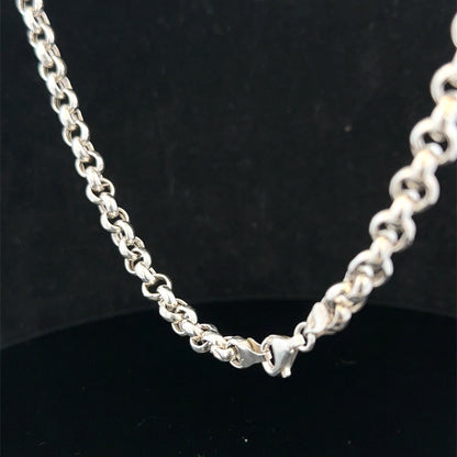 Silver belcher chain 28g (sh27224b)