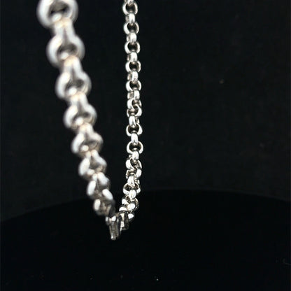 Silver belcher chain 28g (sh27224b)