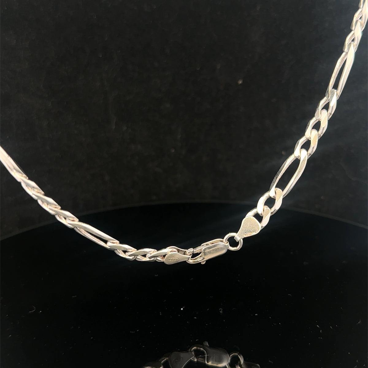 Silver figaro chain  38.1g (sh27225B)