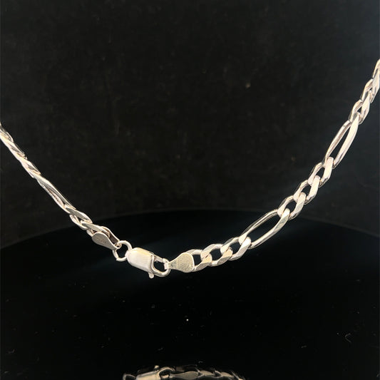 Silver figaro chain  38.1g (sh27225B)