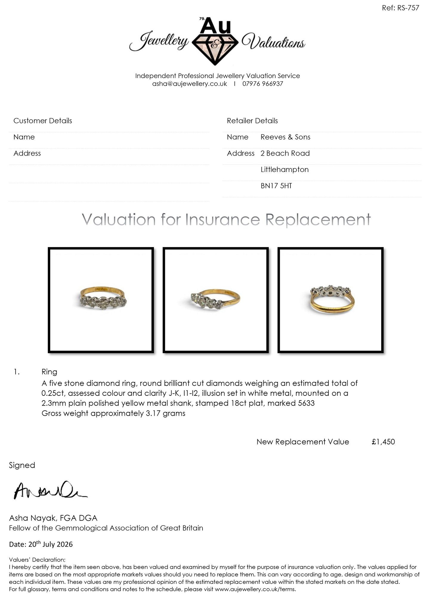 18ct yellow gold diamond ring sh27136b