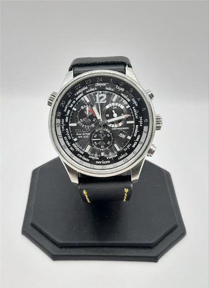 Citizen WR100 Eco-Drive watch model SH24922B with a sleek design and durable water-resistant case.