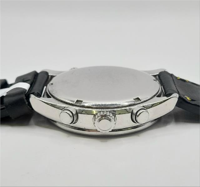 Citizen WR100 Eco-Drive watch SH24922B with stainless steel band and black dial, water-resistant sports watch.