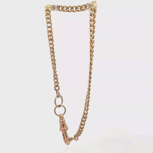 9ct yellow gold bracelet 7.4g (sh25930l)