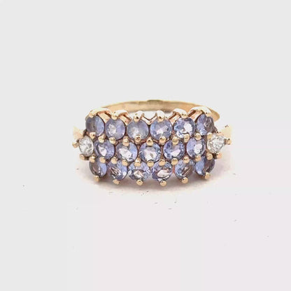 9ct yellow gold ring size Q (sh27958b)