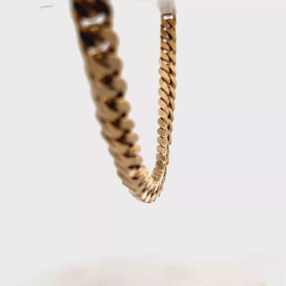 9ct yellow gold curb chain 108.2g (sh27699b)