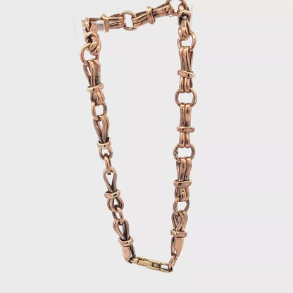 9ct yellow gold bracelet 6.1g (sh27451b)
