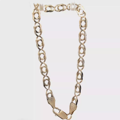 9ct yellow gold bracelet 4.9g (sh25888l)