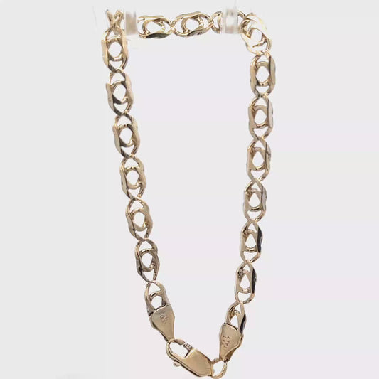 9ct yellow gold bracelet 4.9g (sh25888l)