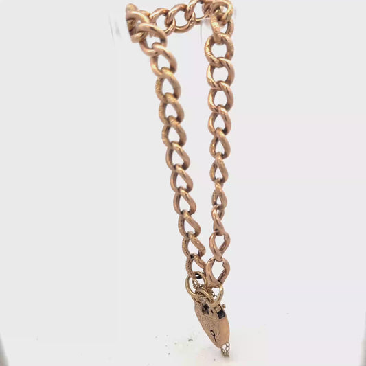 9ct yellow gold bracelet 12.6g (sh25881l)