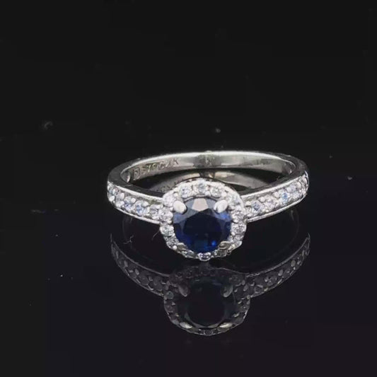 9ct white gold ring size K (sh25841l)