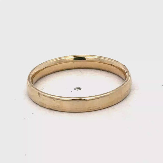 9ct yellow gold ring size T (sh25437l)