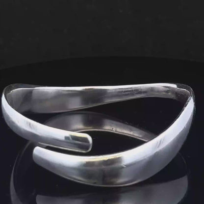 Silver bangle 45.1g (sh25915l)