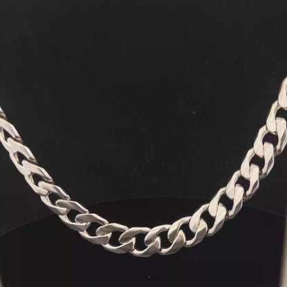 Silver curb chain 148.7g (sh27815b)