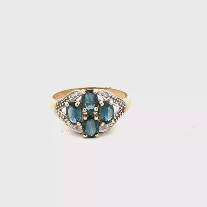 9ct yellow gold diamond ring sh25709l