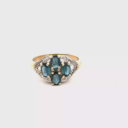 9ct yellow gold diamond ring sh25709l