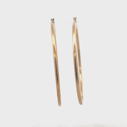 9ct yellow gold earrings 3.4g (sh25067l)