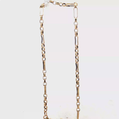 9ct yellow gold bracelet 4.9g (sh27988b)