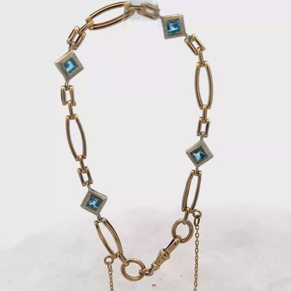 9ct yellow gold bracelet 9.5g (sh25733l)