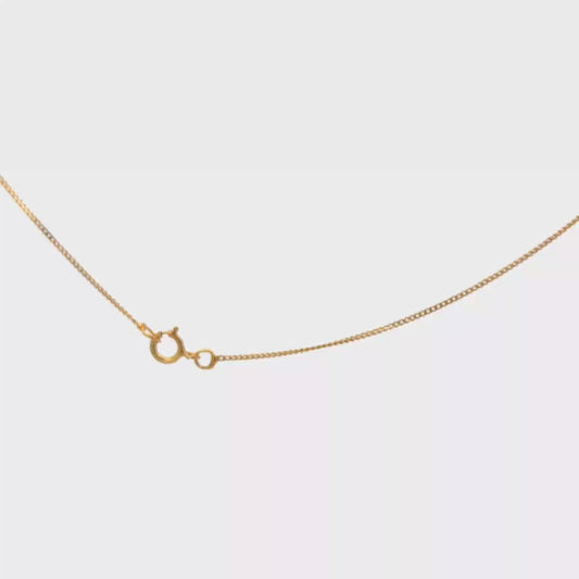 9ct yellow gold chain 0.8g (sh26811b)