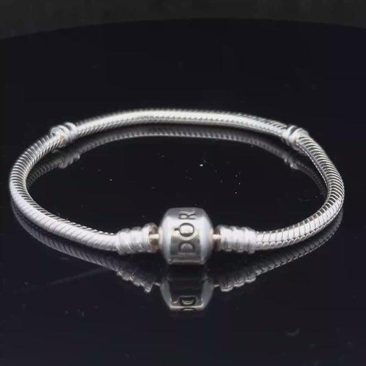 Silver pandora bracelet 13.6g (sh25271l)
