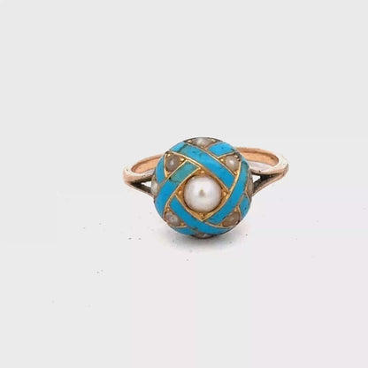 Vintage gold ring size M (sh27267b)