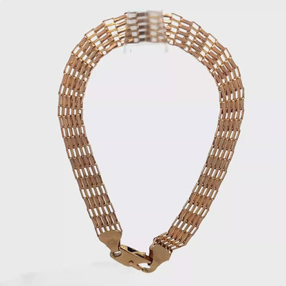9ct yellow gold bracelet 6.4g (sh27674b)