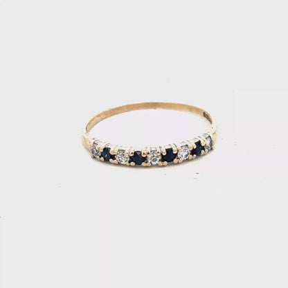 9ct yellow gold ring size N1/2 (sh25782l)