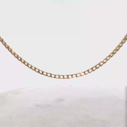 9ct yellow gold curb chain 6.9g (sh27593b)