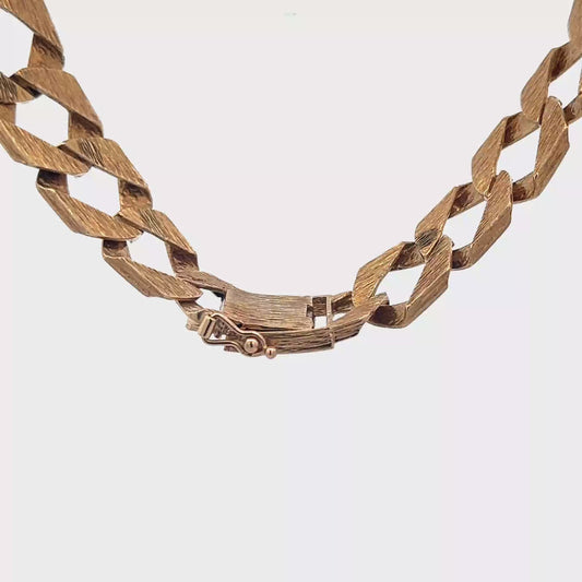 9ct yellow gold bracelet 29.5g (sh25497l)
