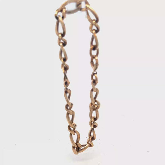 9ct yellow gold bracelet 17.5g (sh25886l)