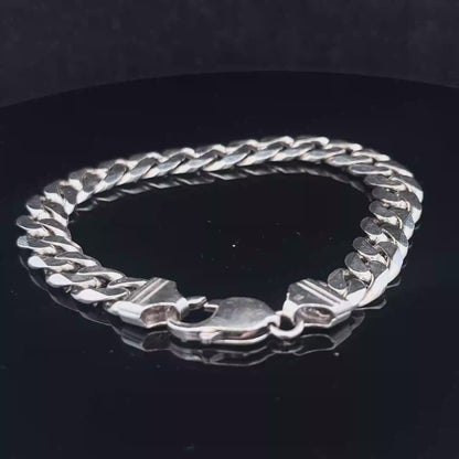 Silver curb bracelet 31.5g (sh25669l)
