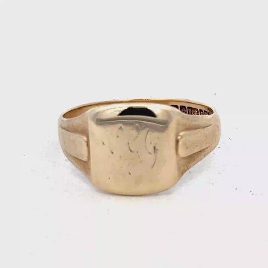 9ct yellow gold ring sh25269l