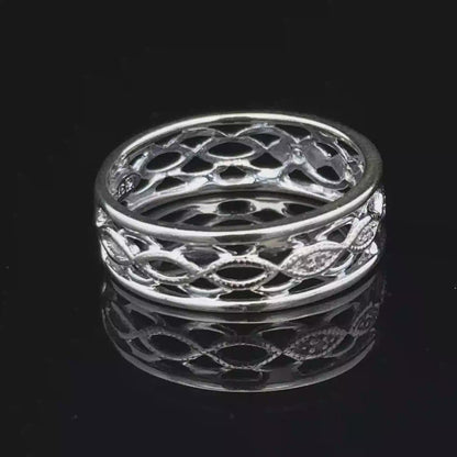 9ct white gold diamond ring size L (sh26983b)