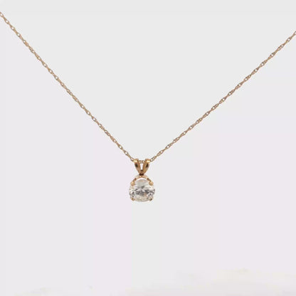 9ct yellow gold chain and pendant 1.5g (sh26817b)