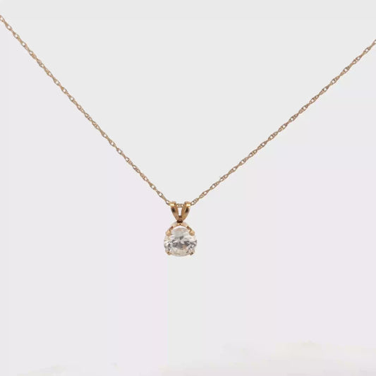 9ct yellow gold chain and pendant 1.5g (sh26817b)