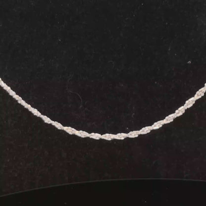 9ct white gold chain 3.2g (sh27416b)