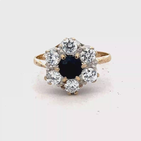 9ct yellow gold ring size O (sh26862b)