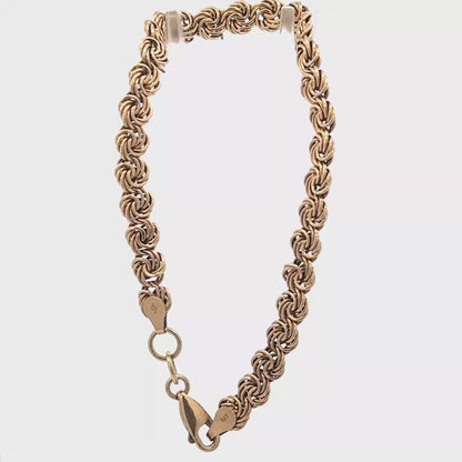 9ct yellow gold bracelet 4.8g (sh28070b)