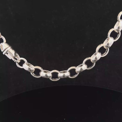 Silver belcher chain 64.6g (bb2141b)
