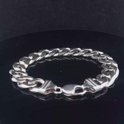 Silver curb bracelet 49g (sh25322l)