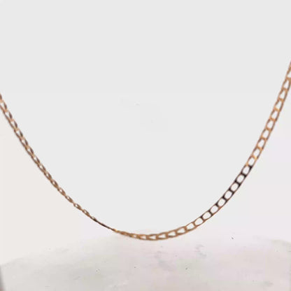 9ct yellow gold curb chain 7.5g (sh25591l)
