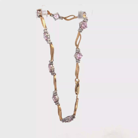 9ct yellow gold bracelet 4.7g (sh25781l)