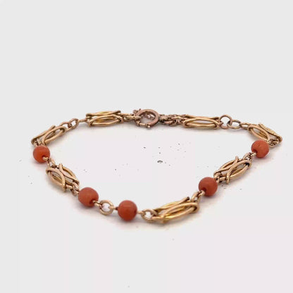 9ct yellow gold bracelet 9.1g (sh27599b)