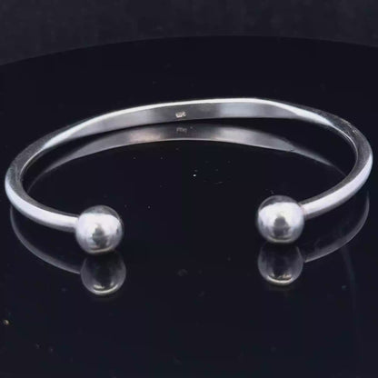 Silver torque bangle 18.7g (sh27029b)
