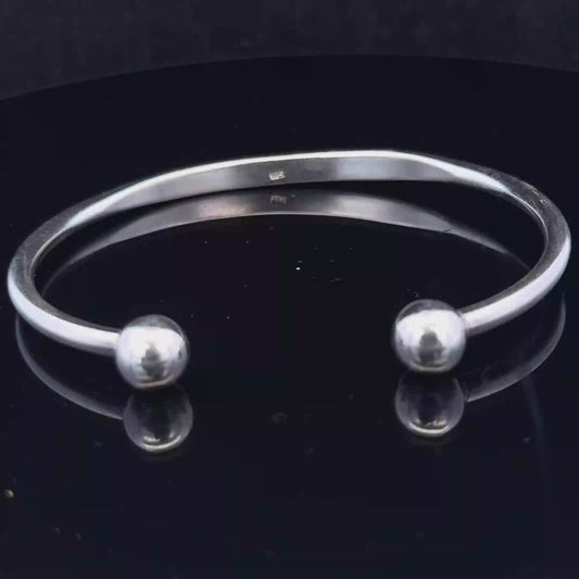 Silver torque bangle 18.7g (sh27029b)