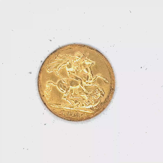 1913 full sovereign coin 8g (Sh25976l)