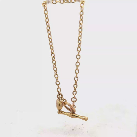 9ct yellow gold bracelet 3.3g (sh26563b)
