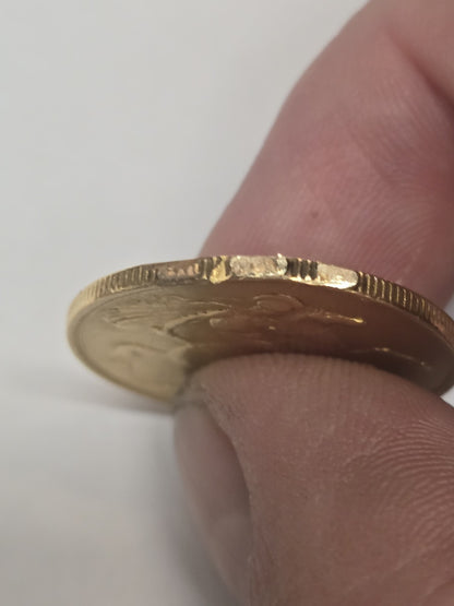 1887 Double Sovereign coin by Reeves and Sons, showing detailed design and historic gold coin craftsmanship.